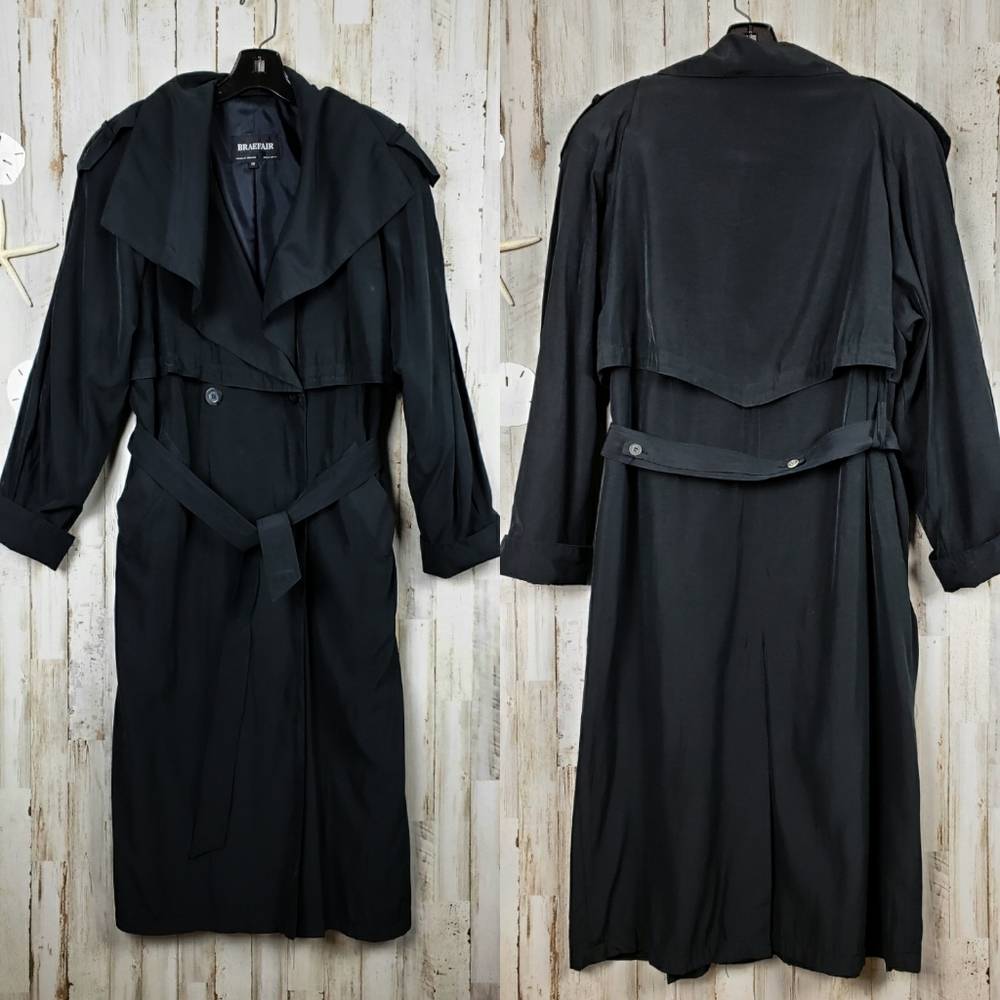 Braefair Trench Coat Black Size 10